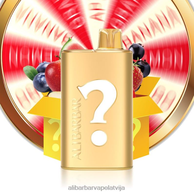 Alibarbar Vape Latvija - Alibarbar Rich 8000 vienreizējās lietošanas vape garšas rulete B28801