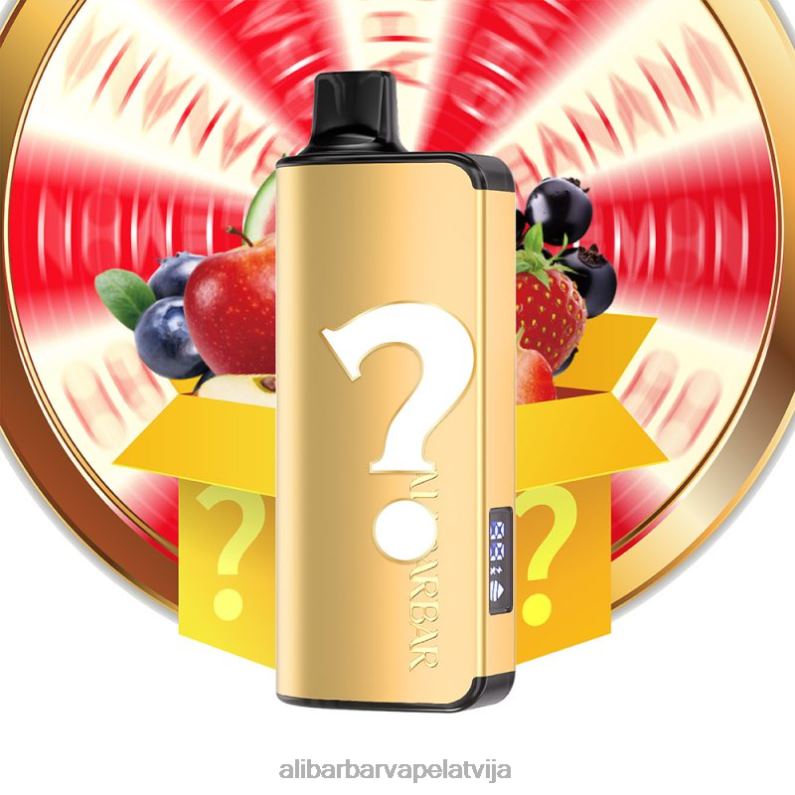 Alibarbar Vape Latvija - Alibarbar Ingot 20000 vienreizējās lietošanas vape garšas rulete B288036