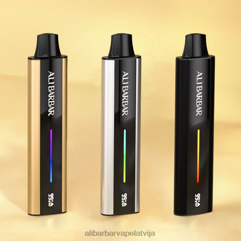 Alibarbar Shop - Alibarbar Flare atkārtoti uzpildāms vape zemeņu kivi B288077