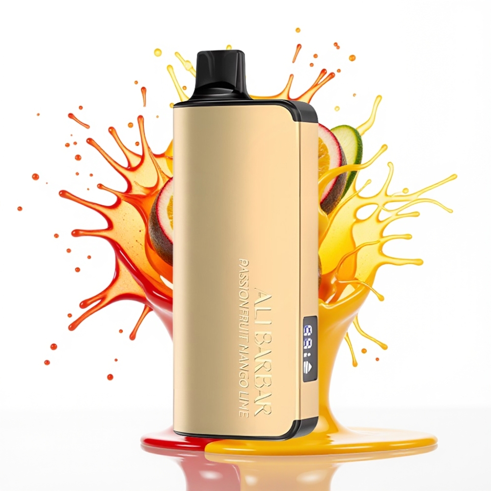 Alibarbar Ingot 9000 Puffs Disposable Vape – Marakuļu Mango Laima, 22ml, 2350mAh, 9000 Puffi