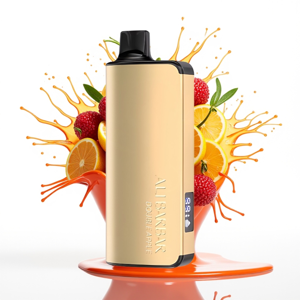 Alibarbar Ingot 9000 Puffs Disposable Vape Melnais Mežs, 22ml, 2350mAh, 9000 Puffi