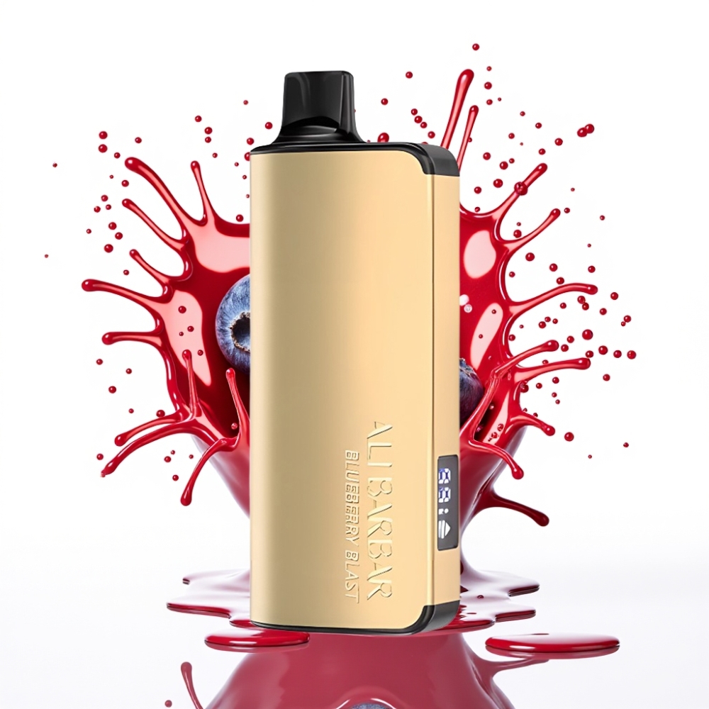 Alibarbar Ingot 9000 Puffs Disposable Vape Zilā Gaismā (22ml, 2350mAh, 9000 Puffi)