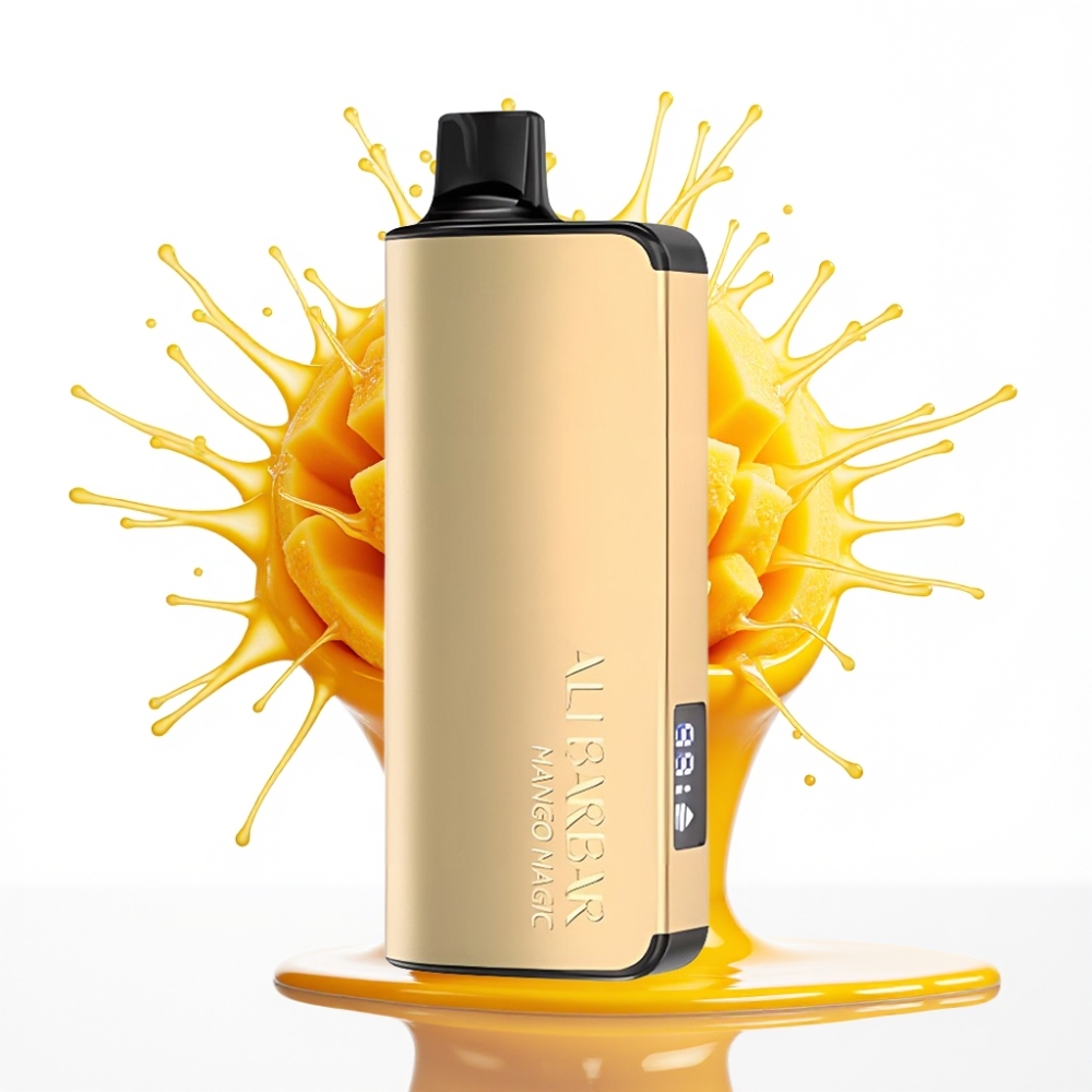 Alibarbar Ingot 9000 Puffs Vienreizējais Veips Mango Burvība – 22ml, 2350mAh, 9000 Puffs