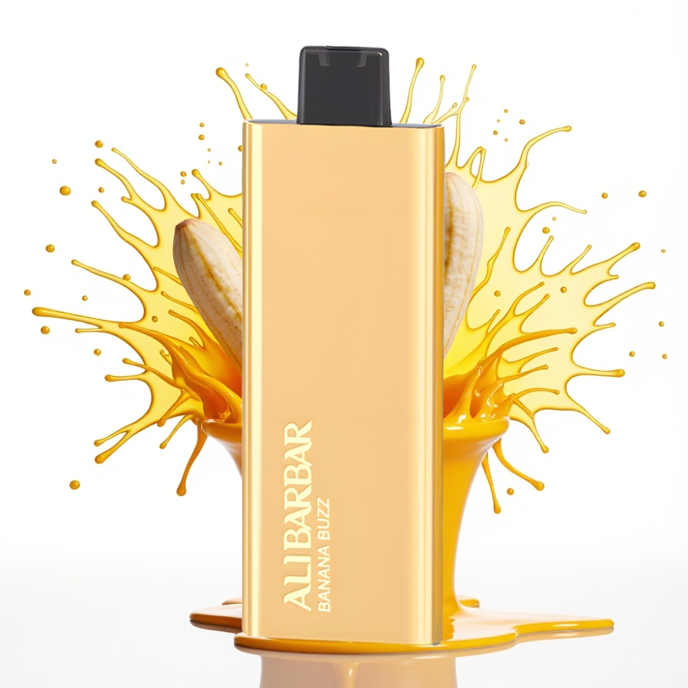 Alibarbar Pandora 7000 Puffs Disposable Vape Banānu Pīkstiens – 7000 Puffs, 17 ml, 1.0 Ω