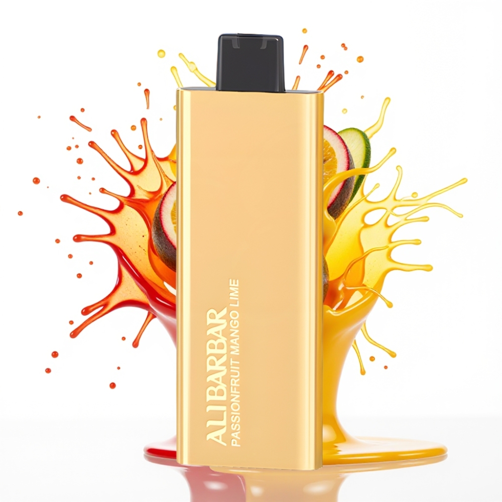 Alibarbar Pandora 7000 Puffs Disposable Vape Marķīšu Mango Citrondzēļene – 7000 Puffs, 17 ml, 1.0 Ω