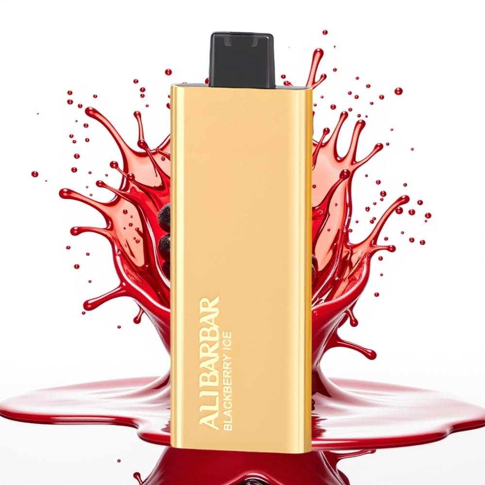 Alibarbar Pandora 7000 Puffs Disposable Vape Melnā Oga Ledus – 7000 Pūves, 17 ml, 1.0 Ω