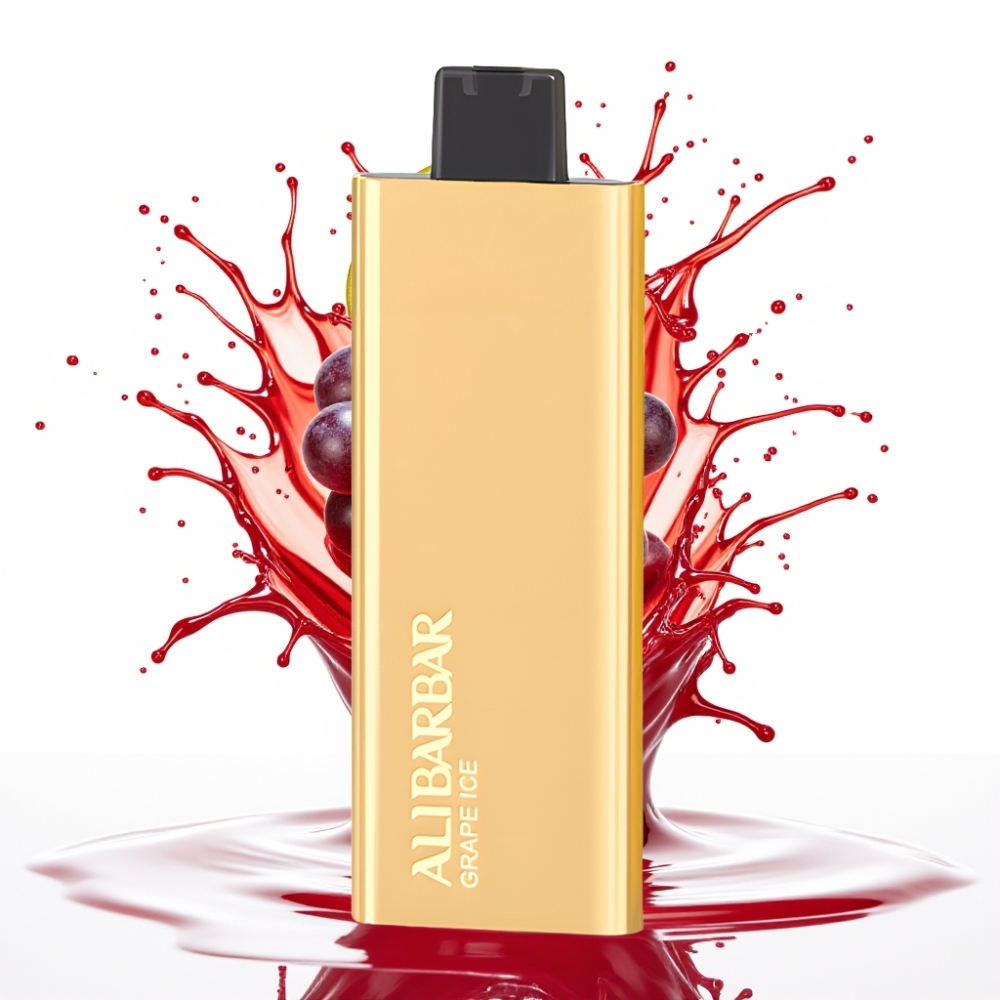 Alibarbar Pandora 7000 Puffs Disposable Vape Vīnogu Ledus 7000 Pūfi, 17 ml, 1.0 Ω