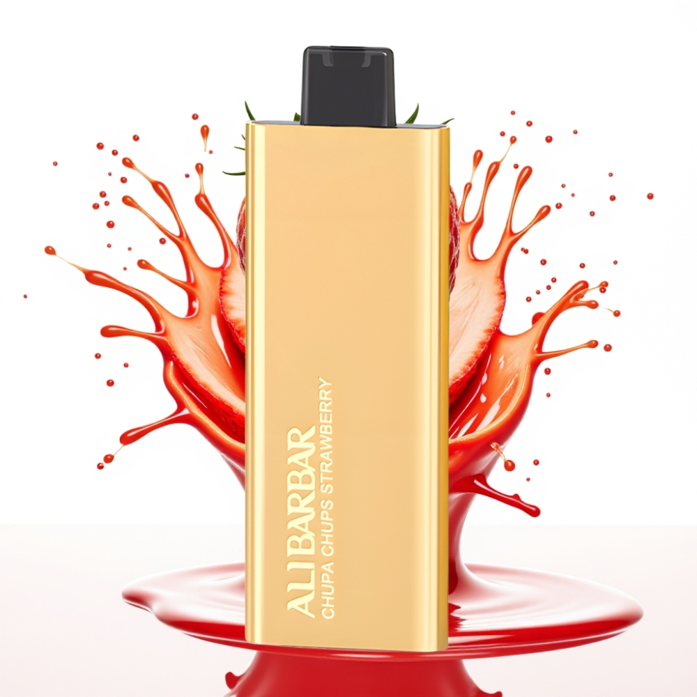 Alibarbar Pandora 7000 Puffs Disposable Vape Zemeņu Chupa Chups, 7000 Puffs, 17 ml, 1.0 Ω
