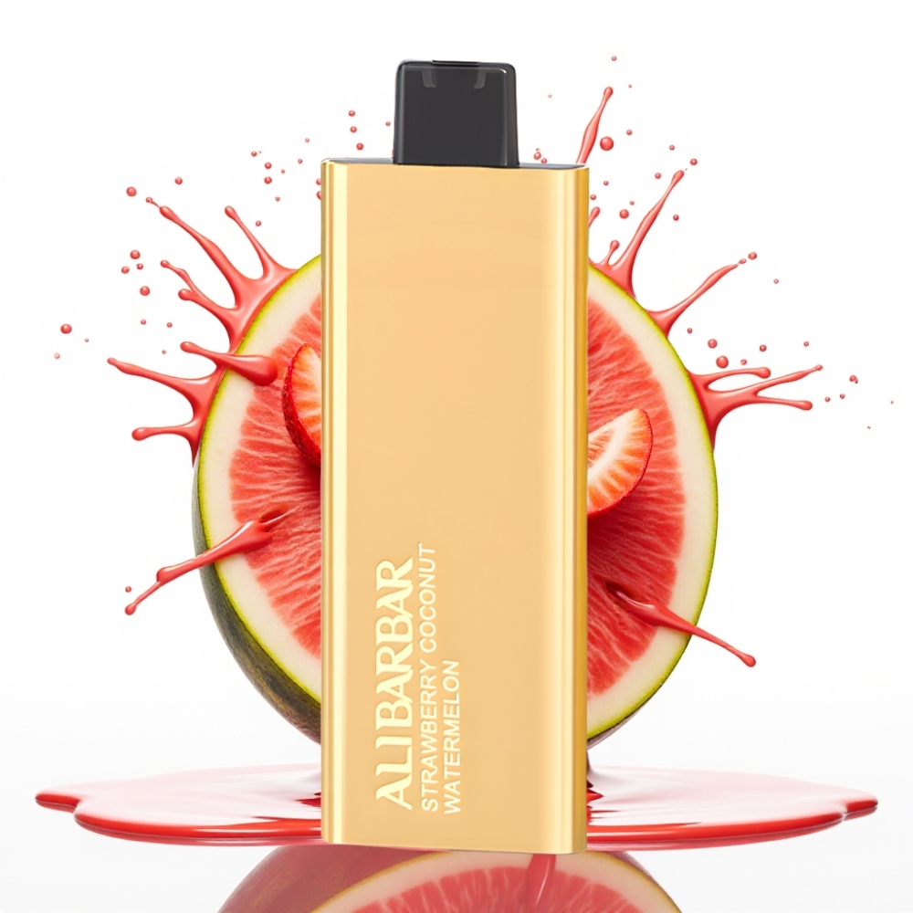Alibarbar Pandora 7000 Puffs Disposable Vape Zemeņu Kokosrieksta Arbūzs – 7000 Puffs, 17 ml, 70 g