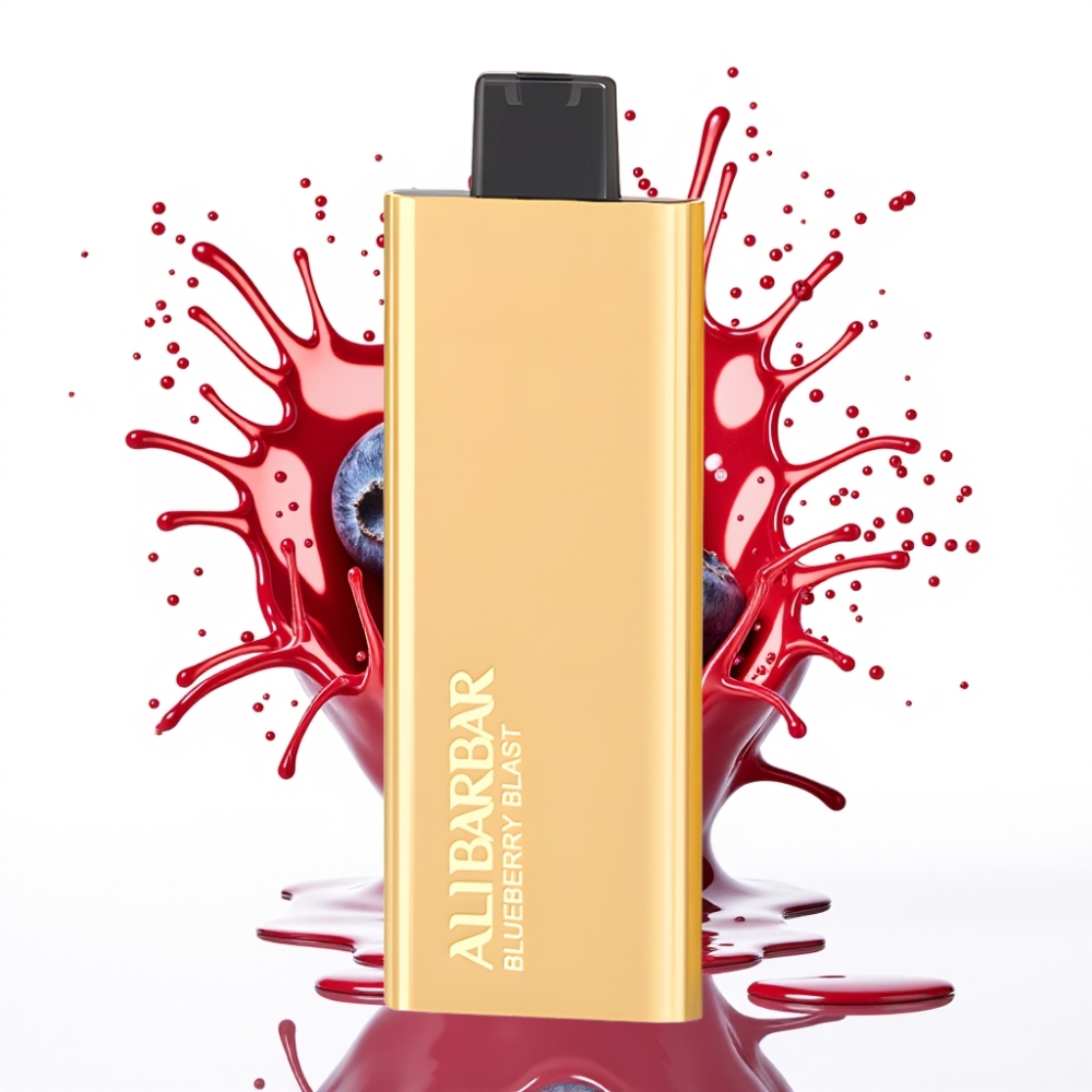 Alibarbar Pandora 7000 Puffs Disposable Vape Zilā Ķirše 17 ml, 1.0 Ω