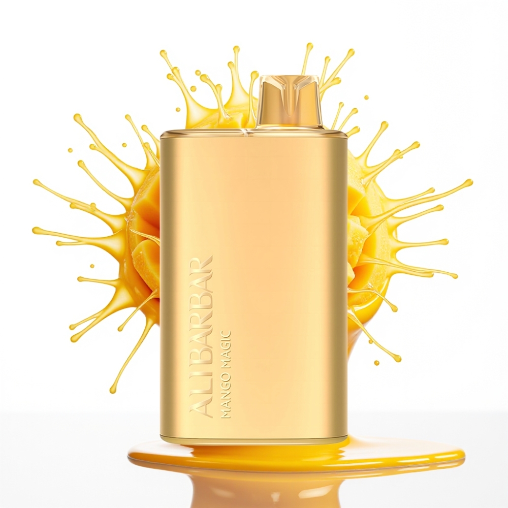 Alibarbar Rich 8000 Puffs Disposable Vape Mango Burvība – 20ml, 8000 Puffs, 2000mAh, 1.1 Ohm