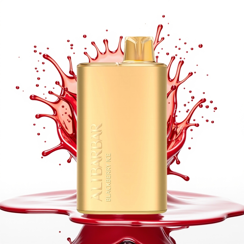 Alibarbar Rich 8000 Puffs Disposable Vape Melnā Oga Ledus 20ml/8000 Puffs/2000mAh