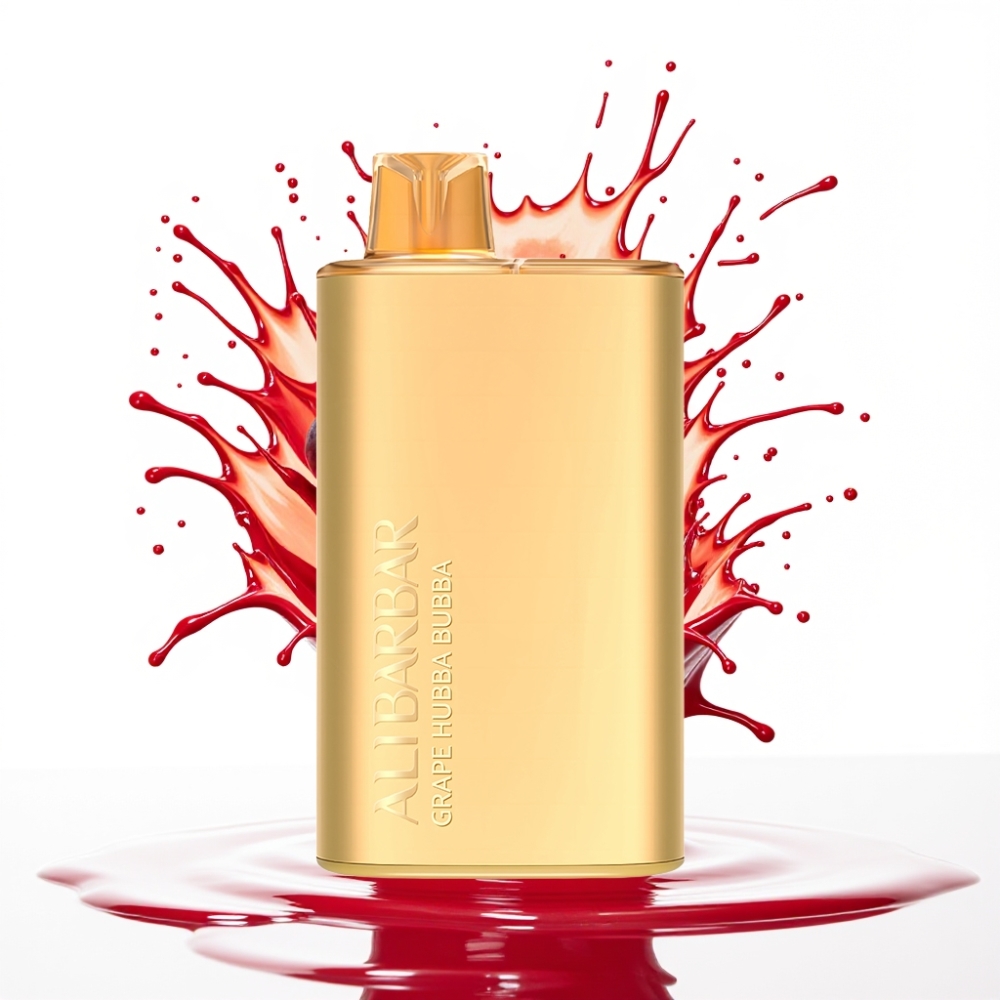 Alibarbar Rich 8000 Puffs Disposable Vape Vīnogu Hubba Bubba, 20ml, 2000 mAh, 1.1 Ohm