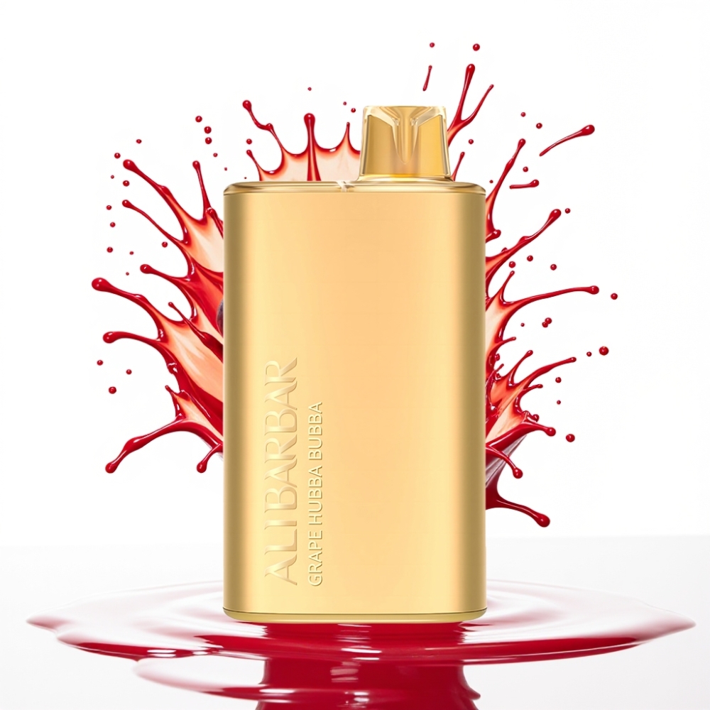 Alibarbar Rich 8000 Puffs Disposable Vape Vīnogu Hubba Bubba, 20ml, 2000 mAh, 1.1 Ohm