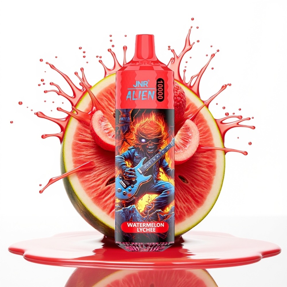 JNR Alien 10000 Puffs Disposable Vape Arbūzu Liči, 850mAh, 20ml, Type-C