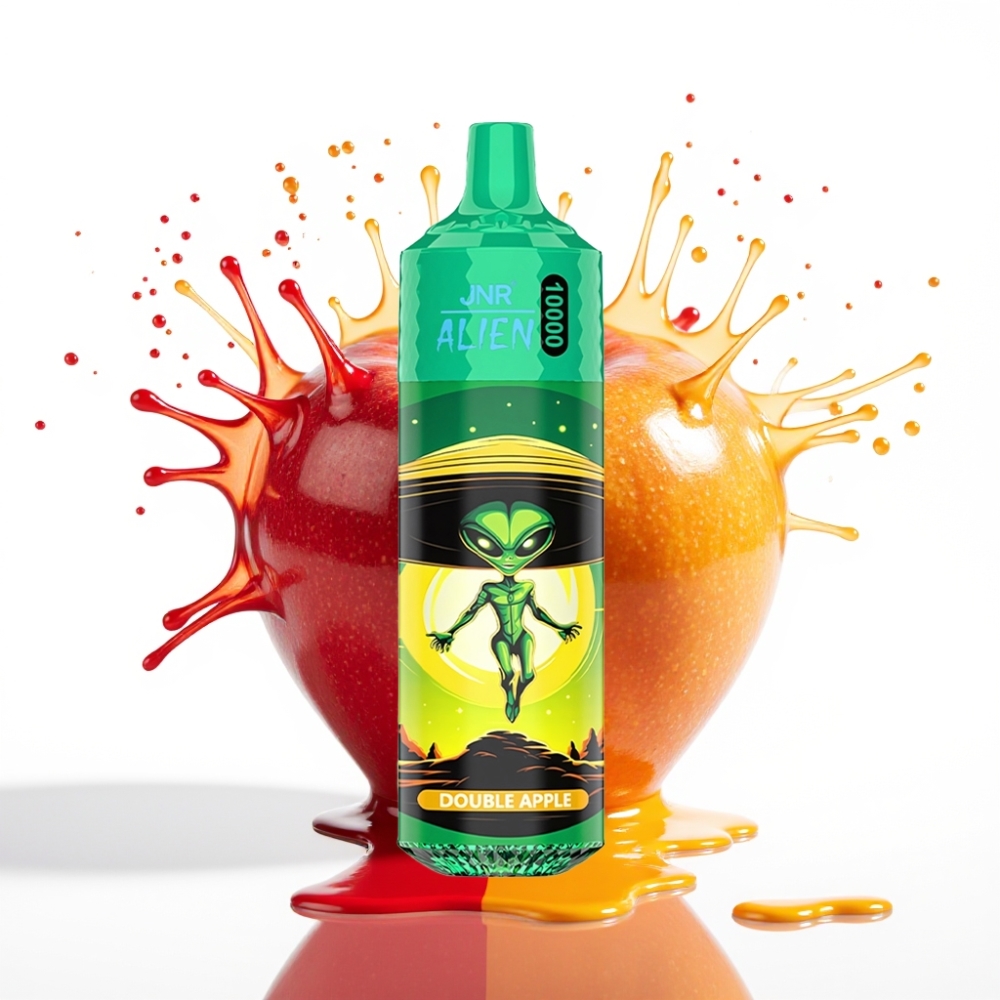 JNR Alien 10000 Puffs Disposable Vape – Dubultā ābele, 850mAh, 20ml, Type-C