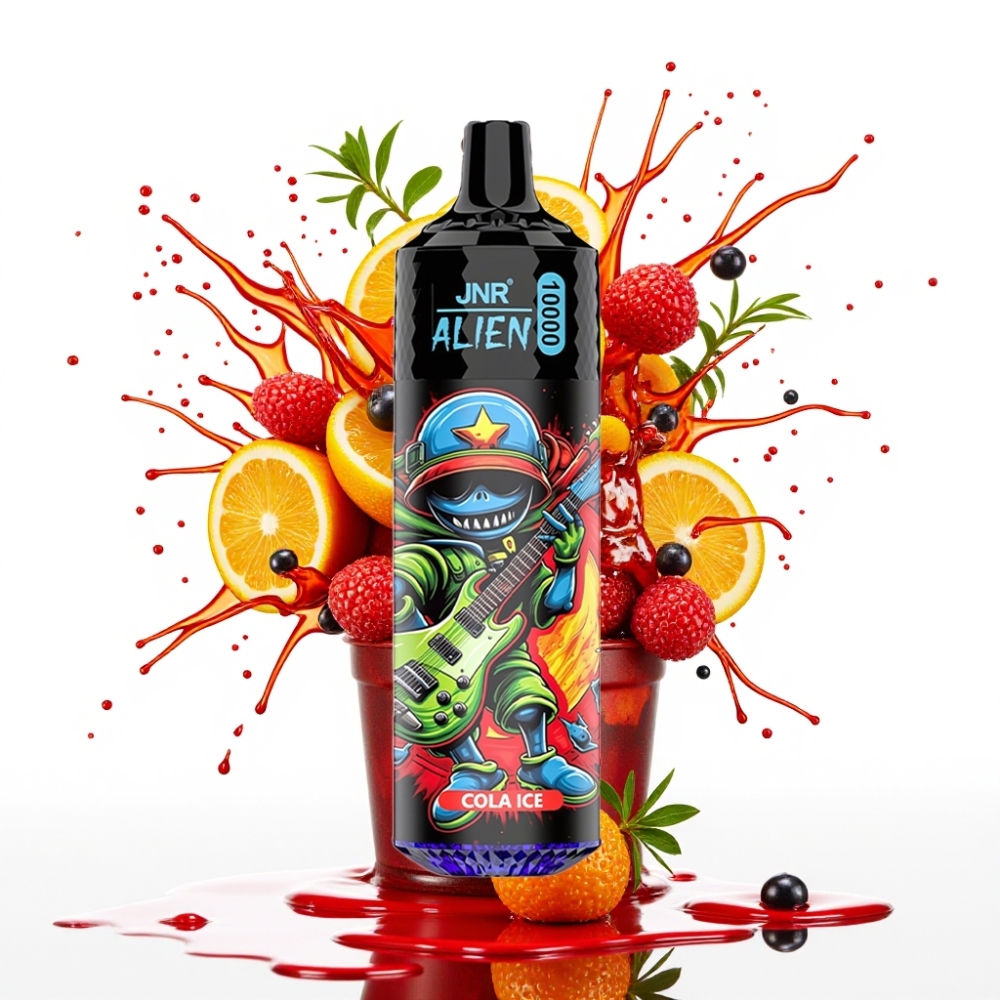 JNR Alien 10000 Puffs Disposable Vape Kolas Ledus – 850mAh, 20ml, Type-C