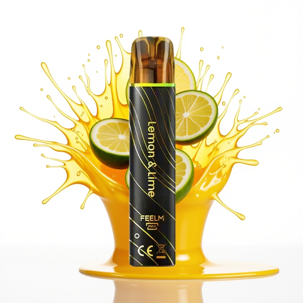 JNR Black&Golden 600+200 Pūfieni Disposable Vape Citrons & Laims, 800 Pūfieni, 550mAh, 2ml, 2% Nikotīns, TPD