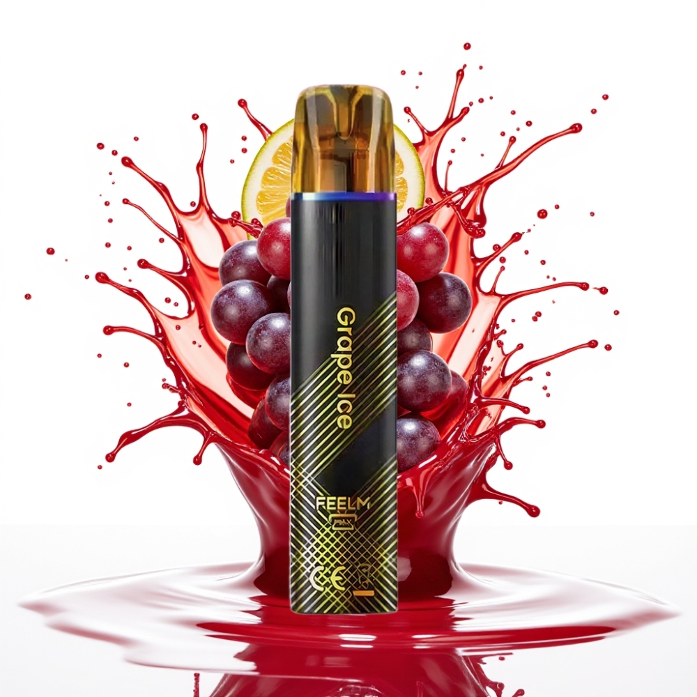 JNR Black&Golden 600+200 Puffu Disposable Vape Vīnogu Ledus, 800 Puffi, 550mAh, 2ml