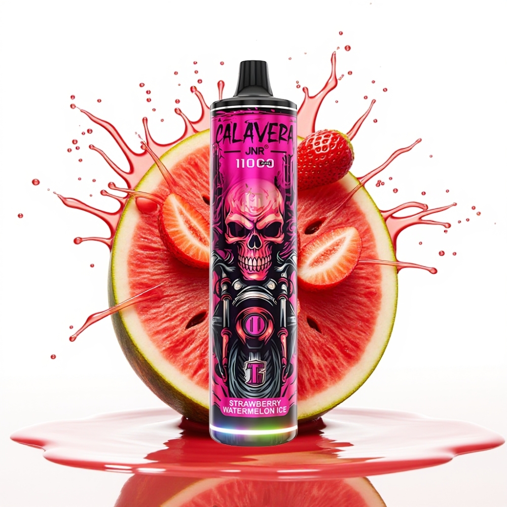 JNR Calavera 11000 Pūti Disposable Vape Zemeņu Arbūzu Ledus, Type-C, 850mAh, 21ml