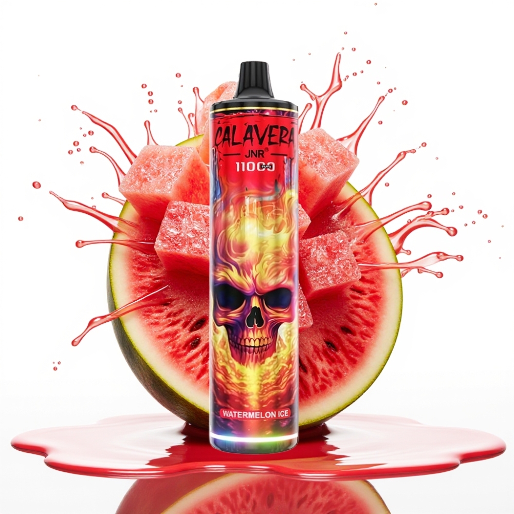 JNR Calavera 11000 Puffs Disposable Vape Arbūzu Ledus, Type-C, 850mAh, 21ml