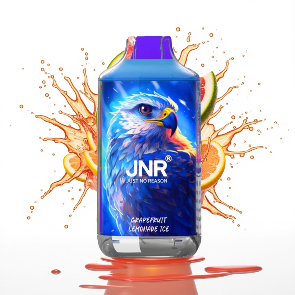 JNR Falcon 16000 Puffs Disposable Vape Greipfrūda Limonādes Ledus — 22ml, 850 mAh, Type C & Lightning