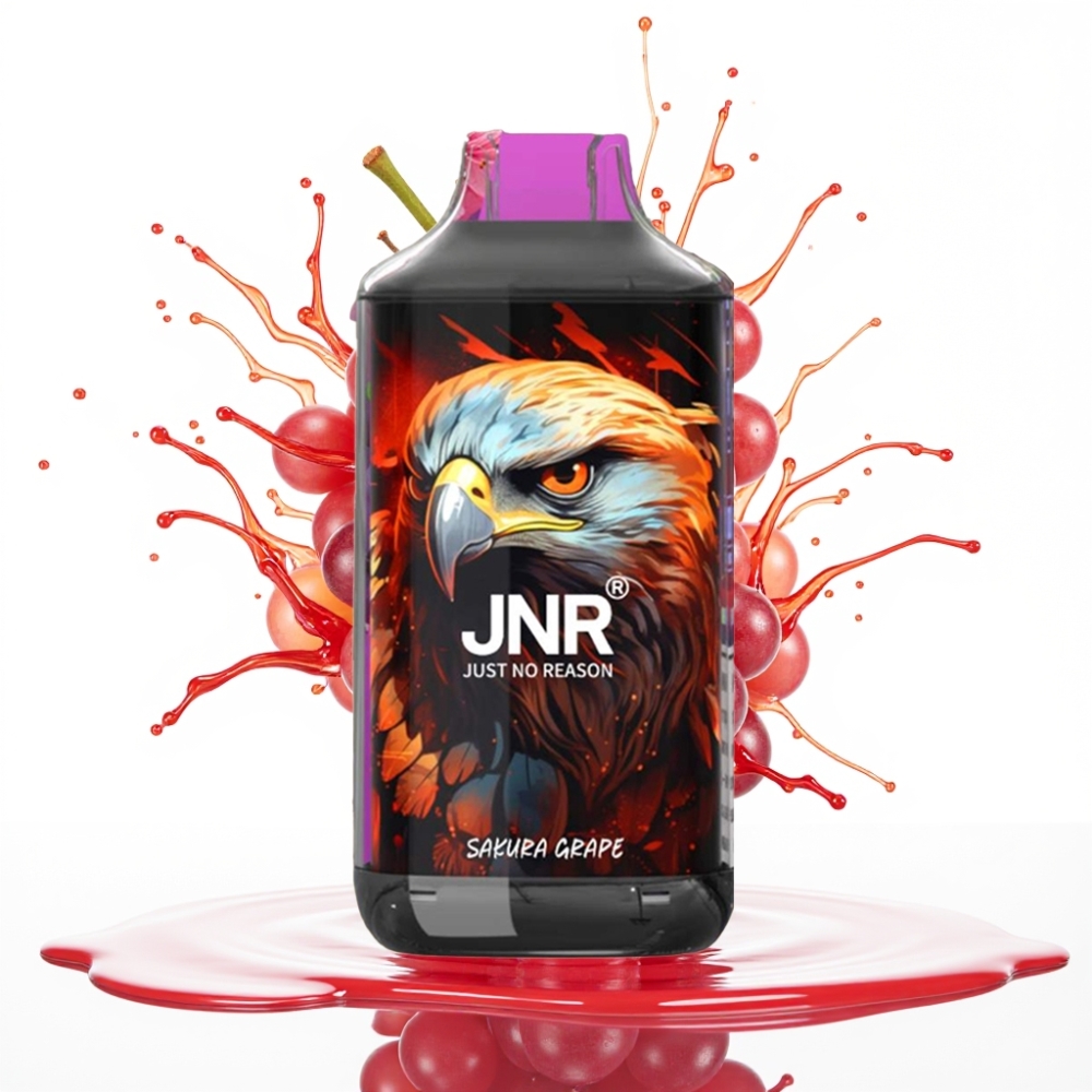 JNR Falcon 16000 Puffs Izmetamā Vape Sakura Vīnogu, 850 mAh, 22ml, Divkāršais Mešs Spole