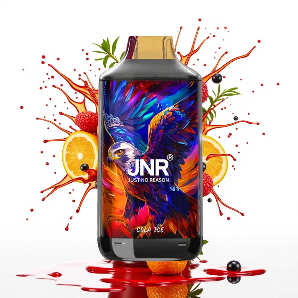 JNR Falcon 16000 Puffs Izmetamais Veips Kolas Ledus, 850 mAh, 22ml, Divkāršs Režģa Spole