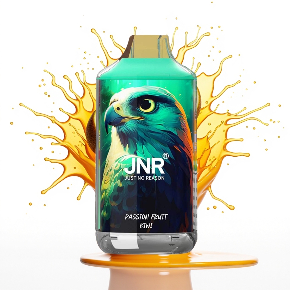 JNR Falcon 16000 Puffs Izmitnā Vape Pasionaugļu Kivi, 850 mAh, 22ml, Dubults Siets Spole