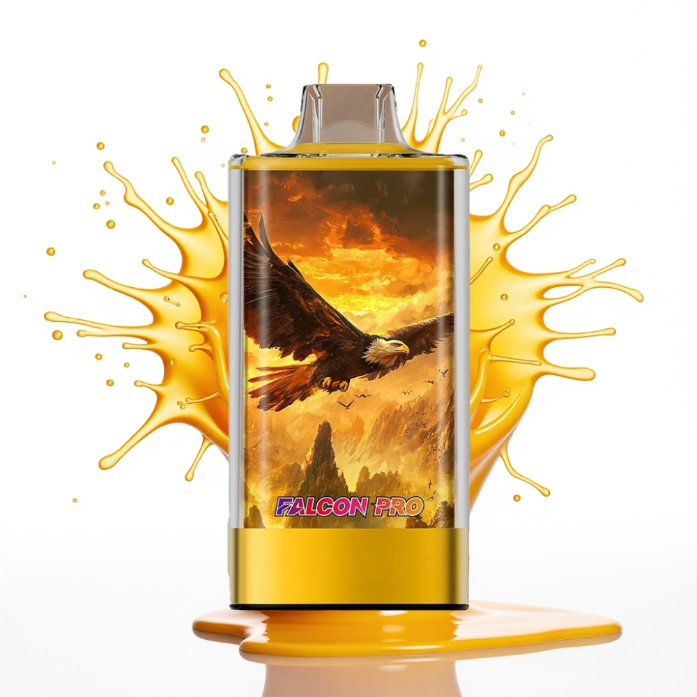 JNR Falcon Pro 28000 Izmetamā Veipa ar Mango un Pašifrukta garšu, 30ml, 28000 Ivilcieni, 5% Nikotīna