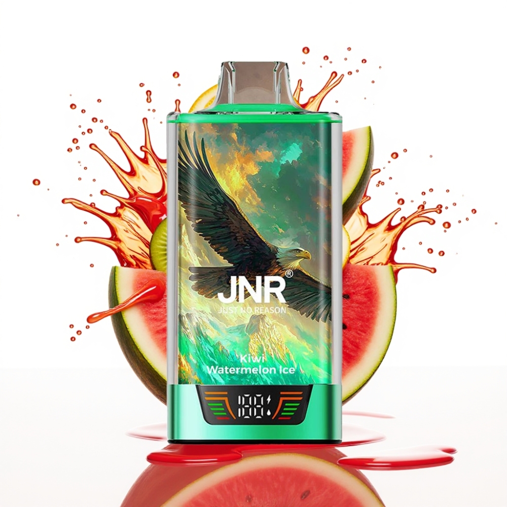 JNR Falcon Pro 28000 Izmetamais Vaps – 30ml, 28000 Ieelpas, 5% Nikotīna, Kivi Arbūzs Ledus