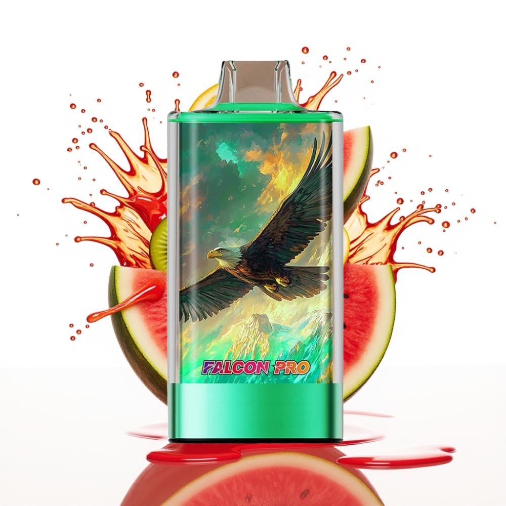 JNR Falcon Pro 28000 Izmetamais Vaps – 30ml, 28000 Ieelpas, 5% Nikotīna, Kivi Arbūzs Ledus