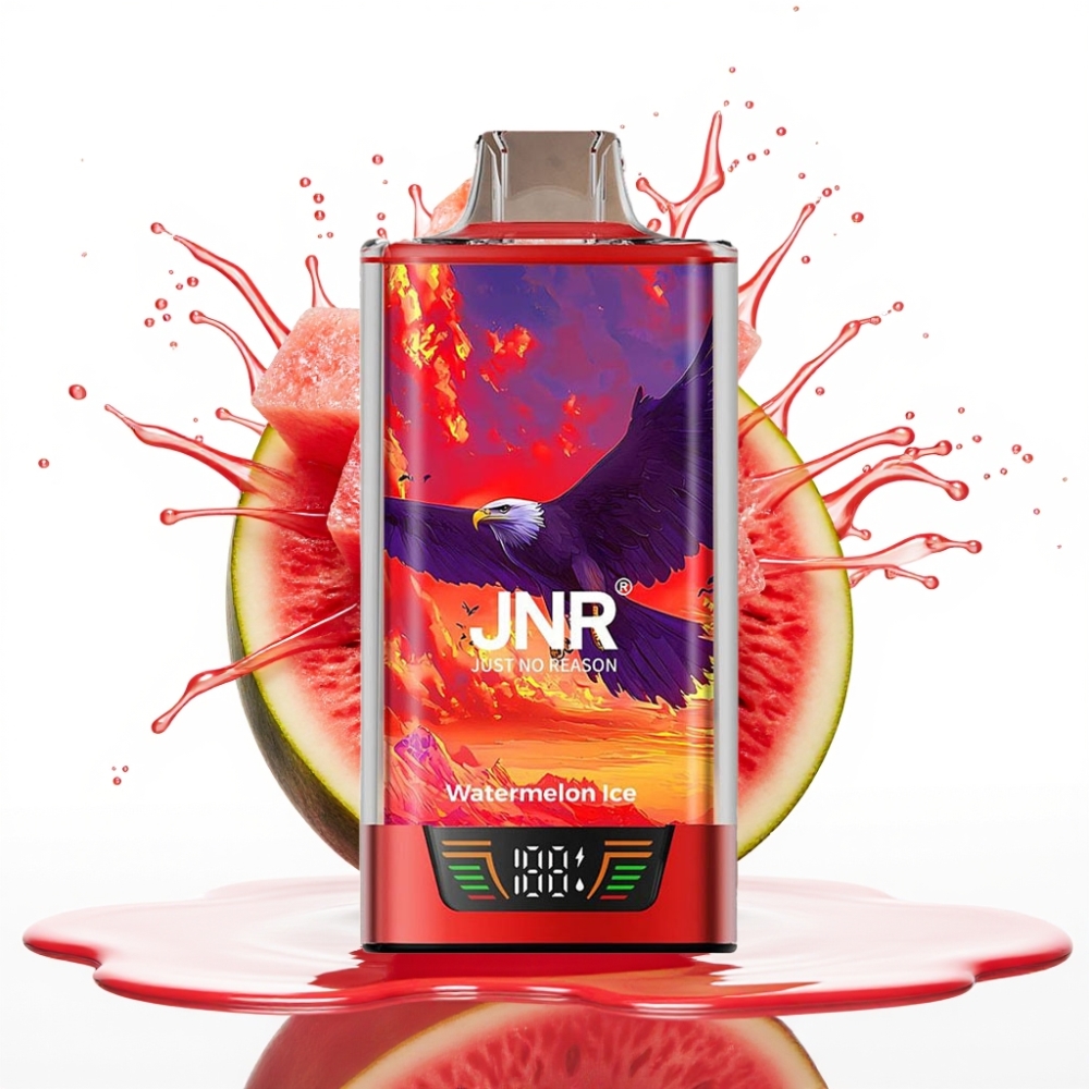 JNR Falcon Pro 28000 Izmetamais Veips Arbūza Ledus, 30ml, 950mAh, 28000 Iekšpūšu, 5% Nikotīna