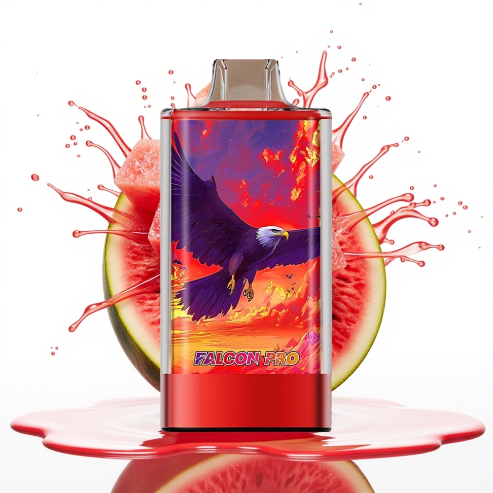 JNR Falcon Pro 28000 Izmetamais Veips Arbūza Ledus, 30ml, 950mAh, 28000 Iekšpūšu, 5% Nikotīna