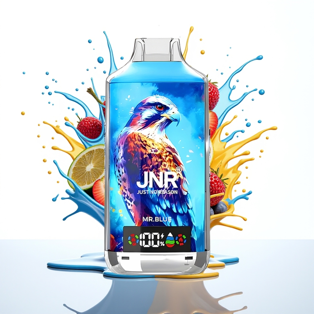 JNR Falcon X 18000 Puffs Disposable Vape Mr. Zils (18000 Puffs, 750mAh, 24ml, Digitālais Displejs)