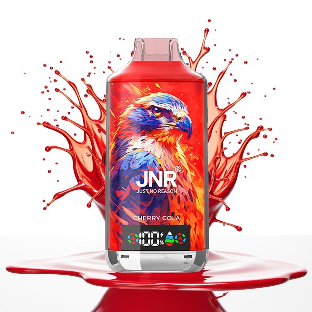 JNR Falcon X 18000 Puffs Disposable Vape Ķiršu Garša, 24ml, 750mAh, Type-C