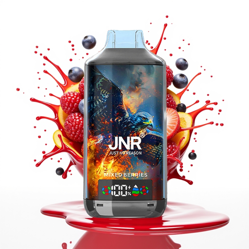 JNR Falcon X 18000 Puffs Izmantojams Vings – 24ml, 750mAh, Type-C, Jauktas Ogles