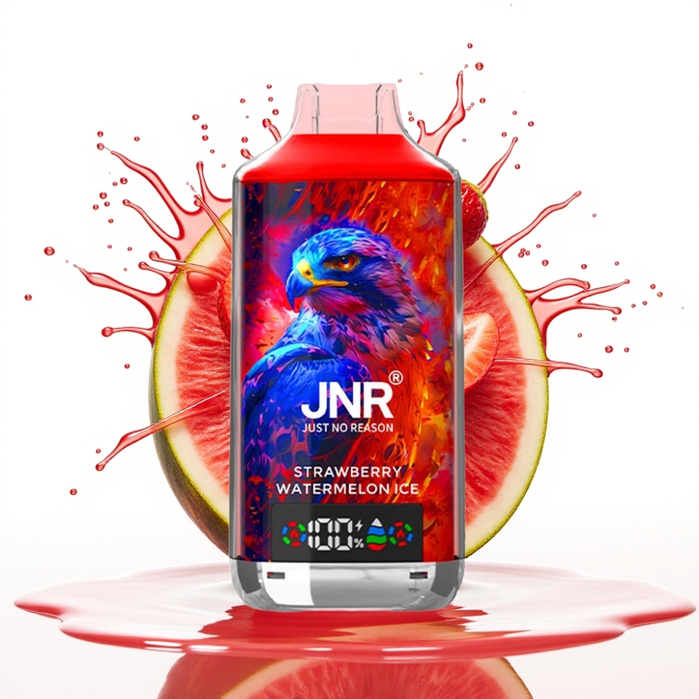 JNR Falcon X 18000 Puffs Izmetamais Veips ar Zemenes Arbūzes Ledus garšu, 24ml, 750mAh, Type-C