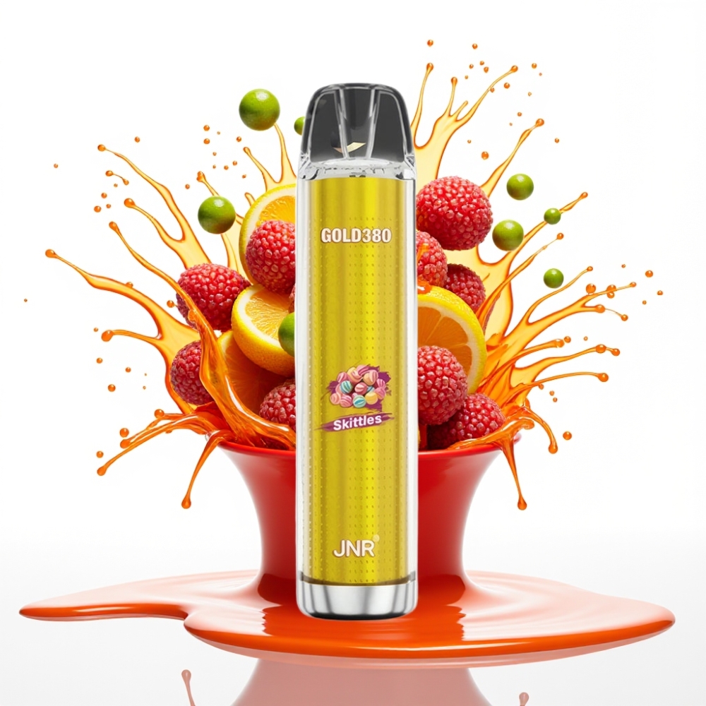 JNR Gold380 6000 Puffs Disposable Vape Skittles 6000 Puffs 1500mAh 13ml