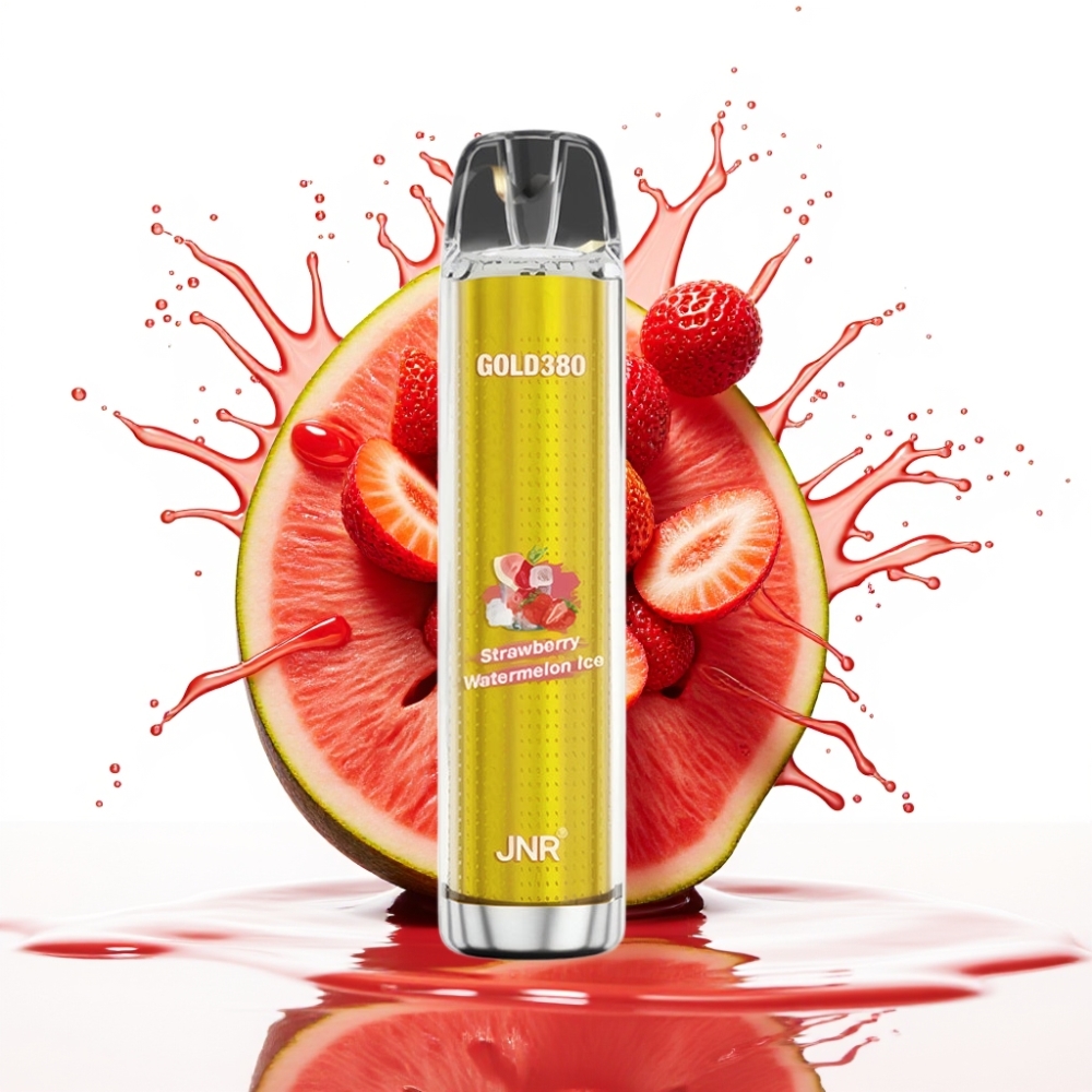 JNR Gold380 6000 Puffs Izmēģināmais Veips (Zemeņu Arbūza Ledus) – 6000 Puffi, 1500mAh, 1.0ohm