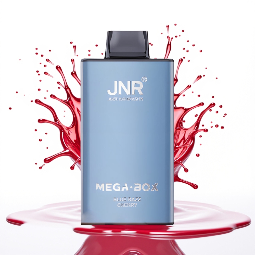 JNR Mega Box 25000 Pledieni Disposable Vape Zilā Aveņu Ķirši 30ml 850mAh