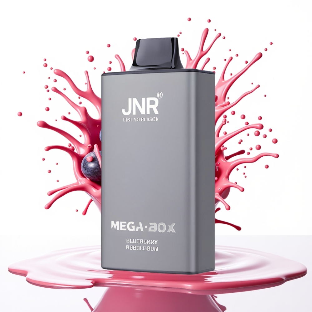 JNR Mega Box 25000 Puffs Disposable Vape Zilā Mellenes Burbuļgumija, 30ml, 850mAh, Type-C