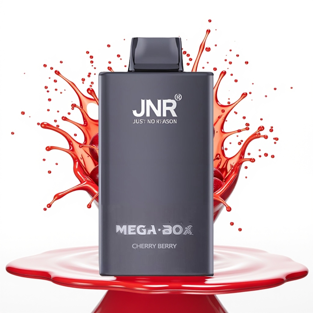 JNR Mega Box 25000 Puffu Disposable Vape Ķiršu Ogu 25000 puffs, 30ml, 850mAh
