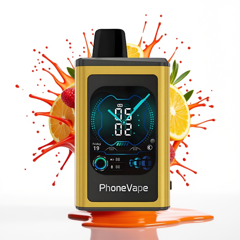 JNR PhoneVape 30000 puffs Disposable Vape – 850mAh, Turbo režīms, Adjustable Airflow, 2%/5% nikotīns, Fucking Fab