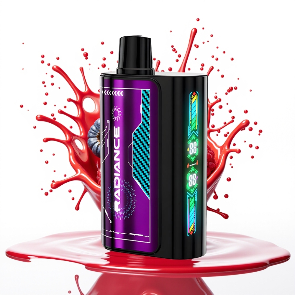 JNR Radiance 31000 Puffs Disposable Vape ZILĀ OKEĀNA ZEMENE SKĀBĀ AVEŅE, 28ml E-liquid, 950 mAh Battery, Type-C Charging