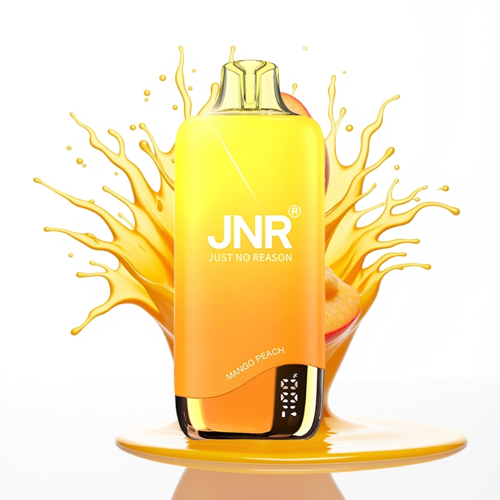 JNR Rainbow 10500 Puffs Disposable Vape Mango Peach (Manga Persiks) – 10500 Puffs, 18ml, USB-C, 600mAh