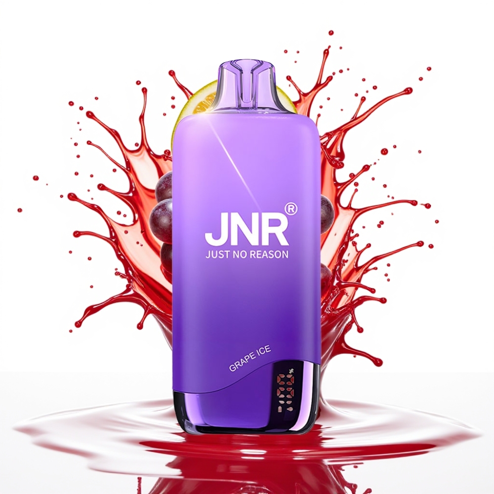 JNR Rainbow 10500 Puffs Disposable Vape Vīnogu Ledus 18ml, 600mAh, 0.8ohm