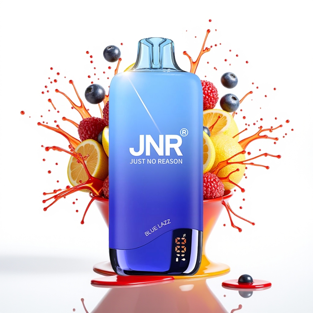 JNR Rainbow 10500 Puffs Disposable Vape Zilā Lazura – 10500 Puffs, 18ml, 0.8ohm Mesh