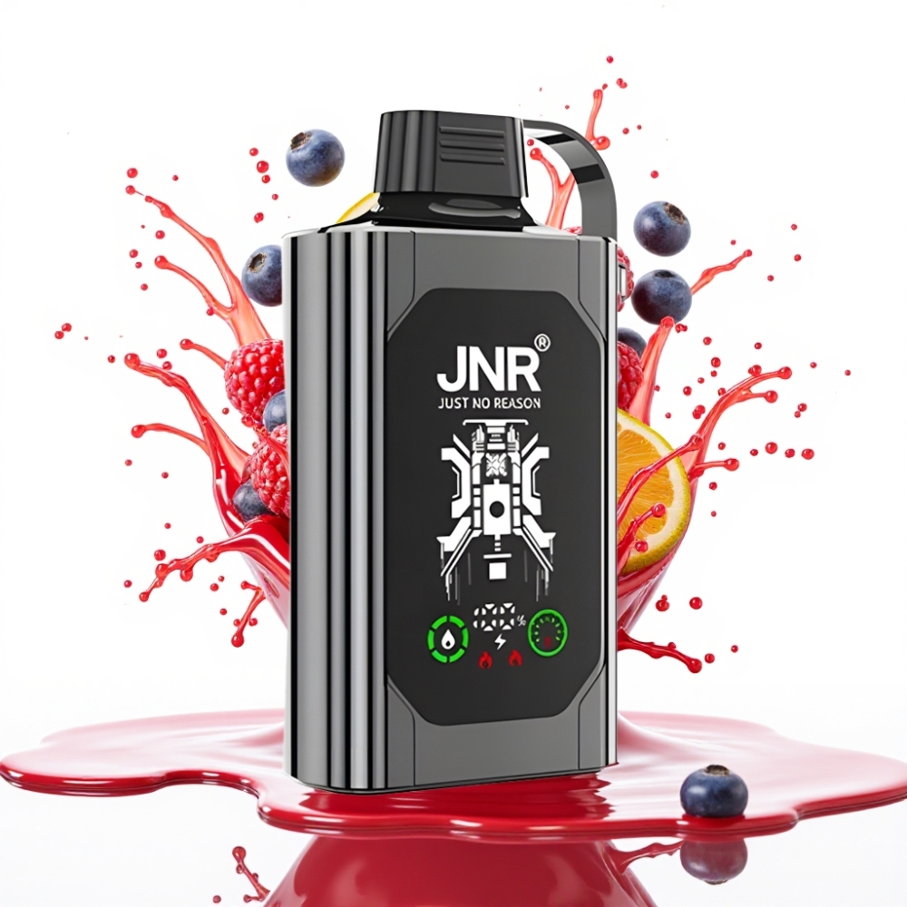 JNR Shisha Hookah Box 20500 Piepildījumi, HD Displejs, 25ml E-kvids, 1000mAh, Jauktu Ogulu Ledus