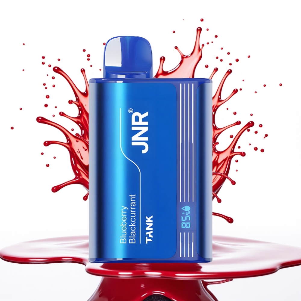 JNR Tank 10000 Puffs Disposable Vape – Zilā Oga, Melnā Upene, 650mAh, 20ml, Digitālais Displejs, Tipa-C Uzlāde